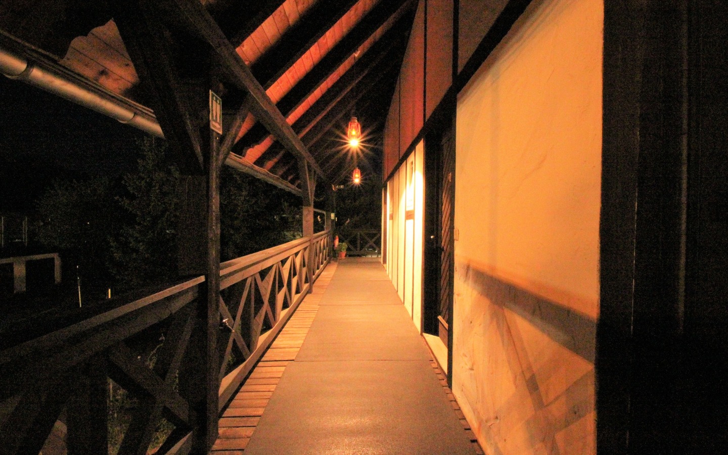 Zugang zu den Zimmern