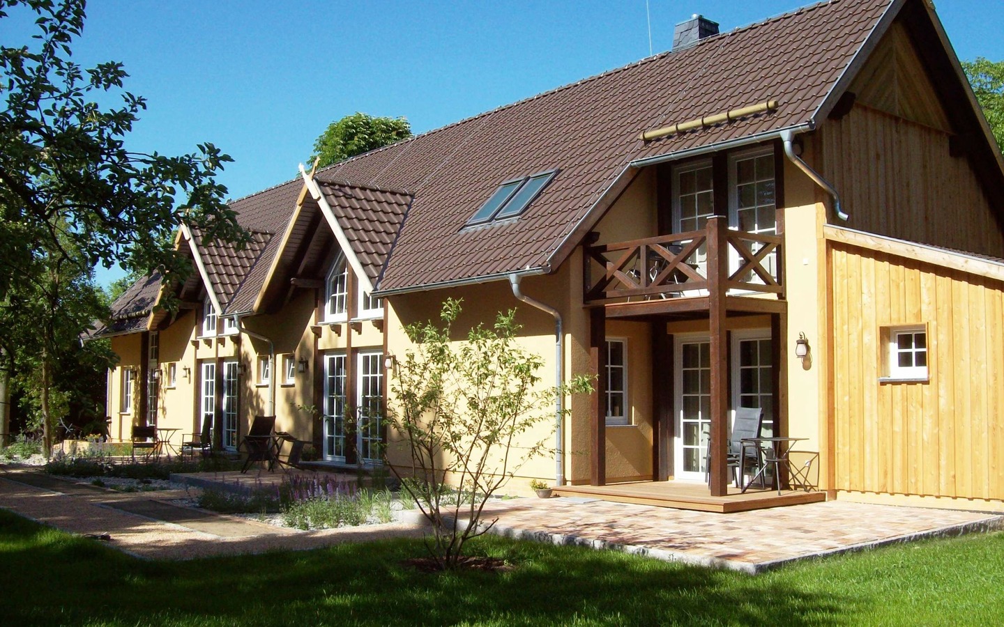 Au&szlig;enansicht Ferienwohnungen