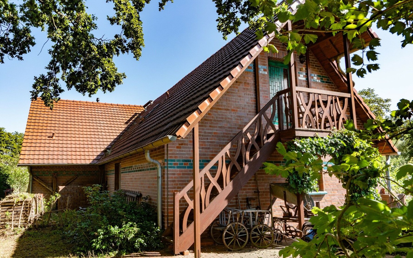 Treppenaufgang Ferienwohnung