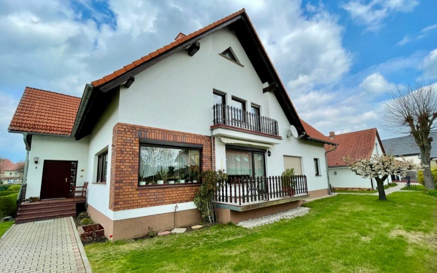 Balkon gro&szlig;e Ferienwohnung