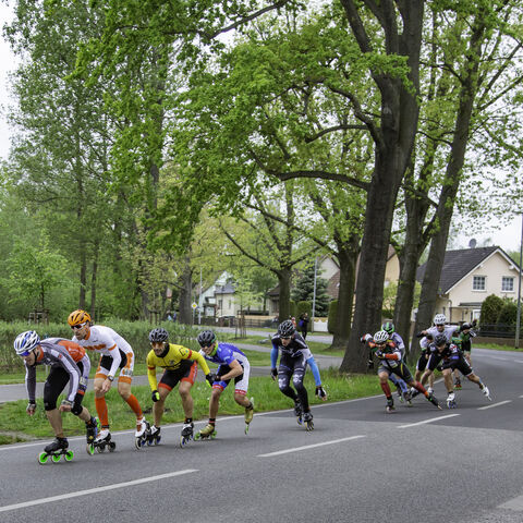 Skater in der Gruppe