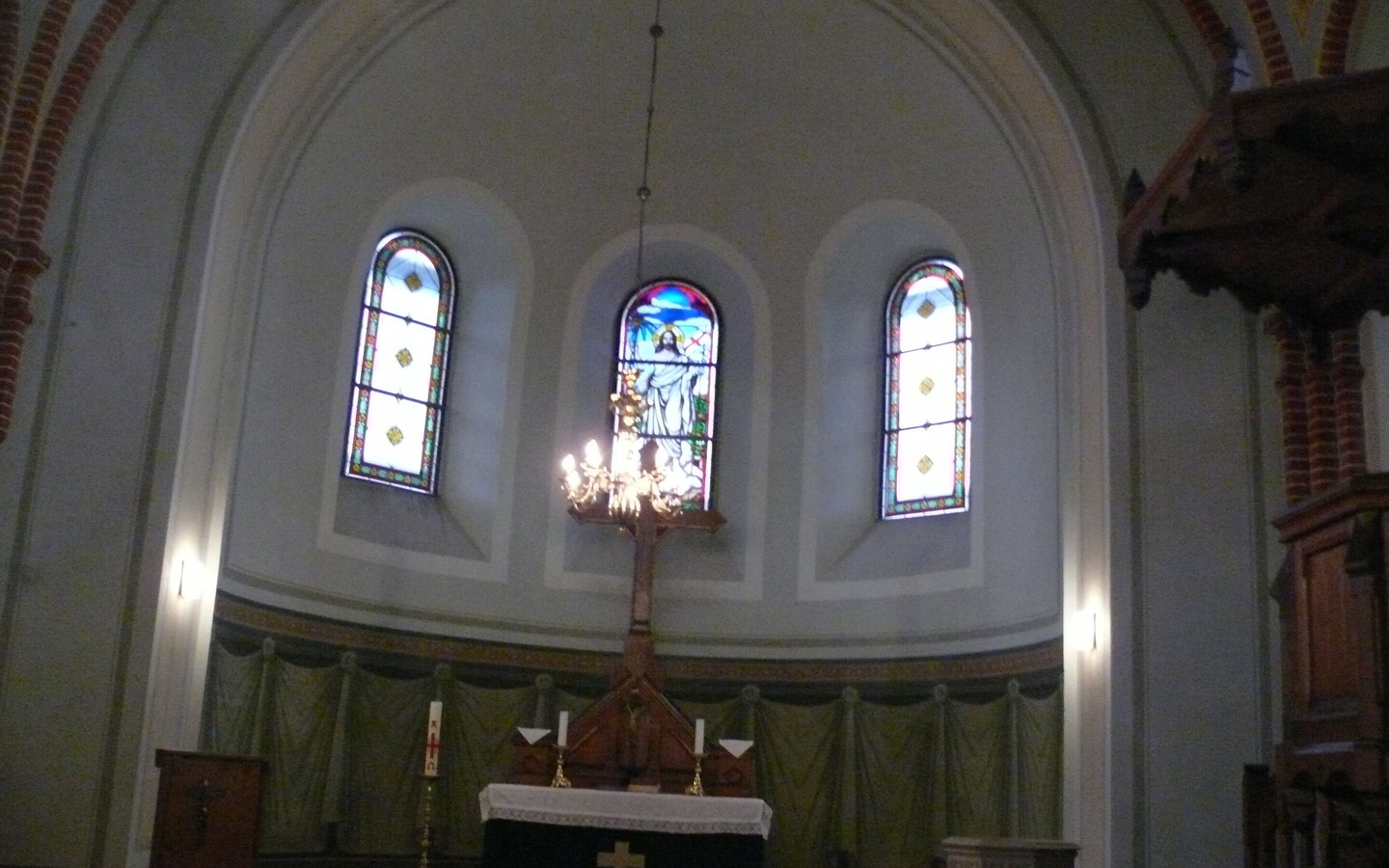 Evangelische Dorfkirche Drachhausen, Foto: N. Mucha, Lizenz: Amt Peitz