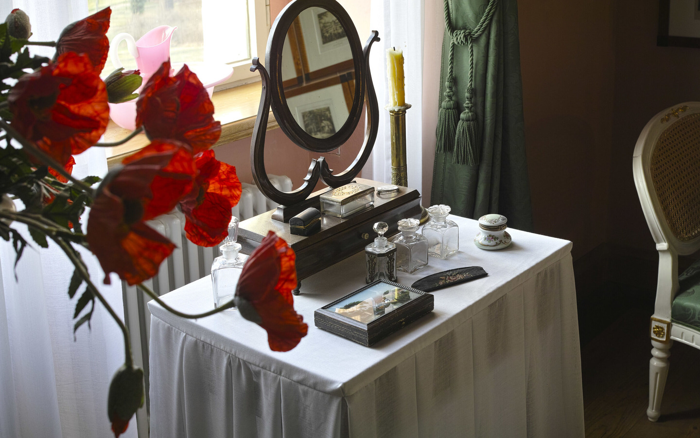 Kleine Saalstube im Schloss Branitz, Foto: Hans Bach, Lizenz: SFPM