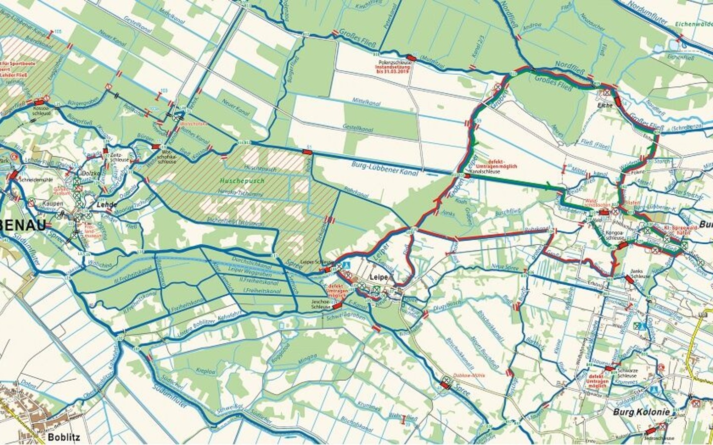 Routenvorschl&auml;ge, Foto: Kleiner Spreewaldhafen, Lizenz: Kleiner Spreewaldhafen
