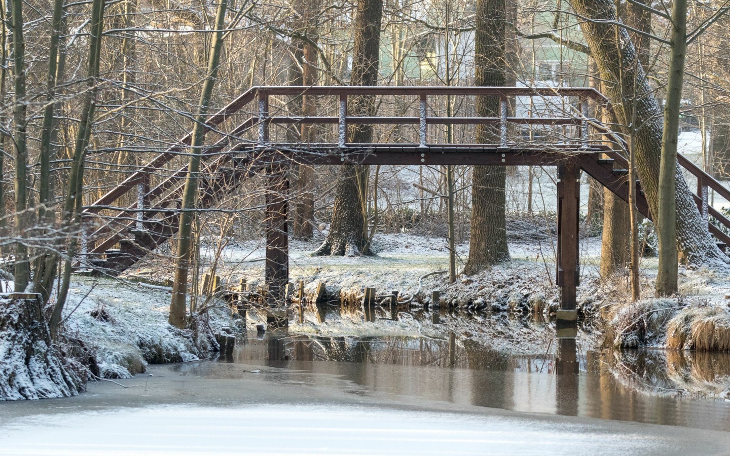 Winter im Spreewald, Foto: Peter Becker, Lizenz: Amt Burg (Spreewald)