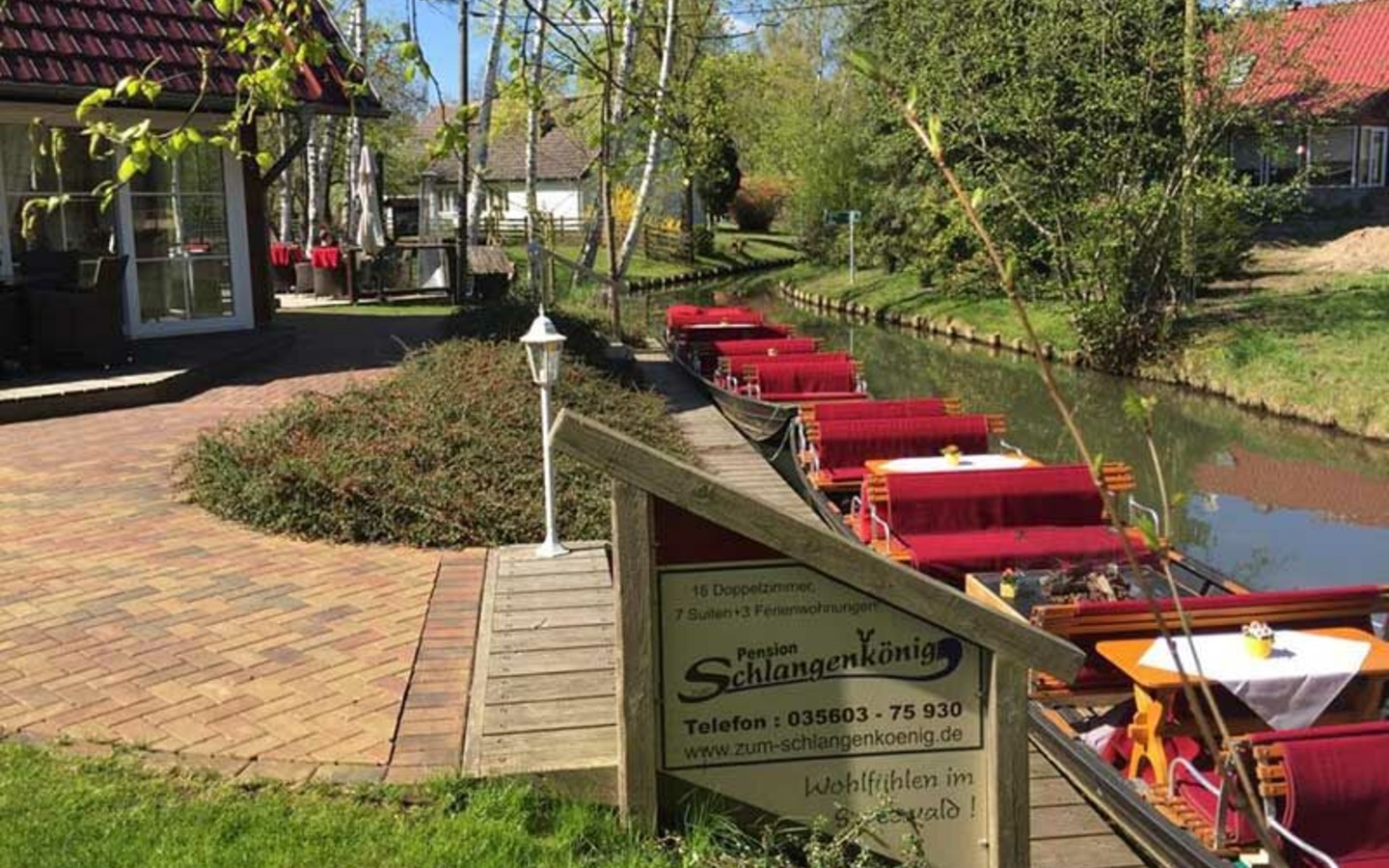 Kahnfahrten Pension Zum Schlangenk&ouml;nig, Foto: Thomas Petsching, Lizenz: Pension Zum Schlangenk&ouml;nig