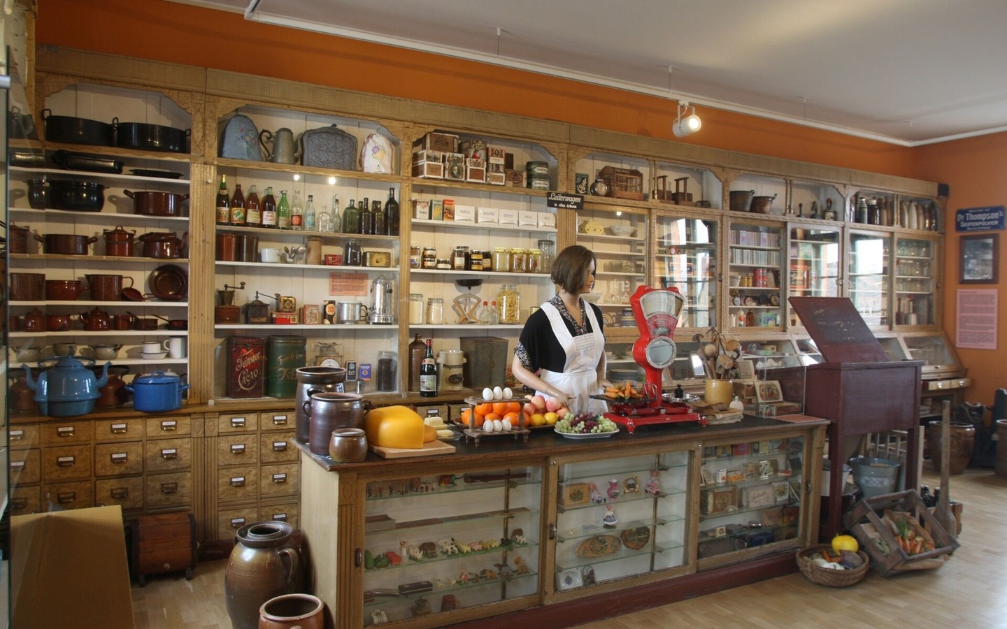 Spreewaldmuseum L&uuml;bbenau - Kolonialwarenladen, Foto: Steffen Rasche, Lizenz: Museum OSL