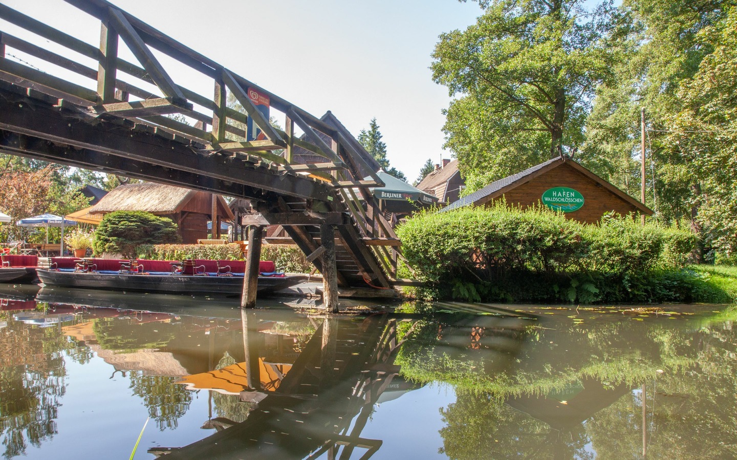 Hafen Waldschl&ouml;sschen, Foto: Peter Becker, Lizenz: Amt Burg (Spreewald)