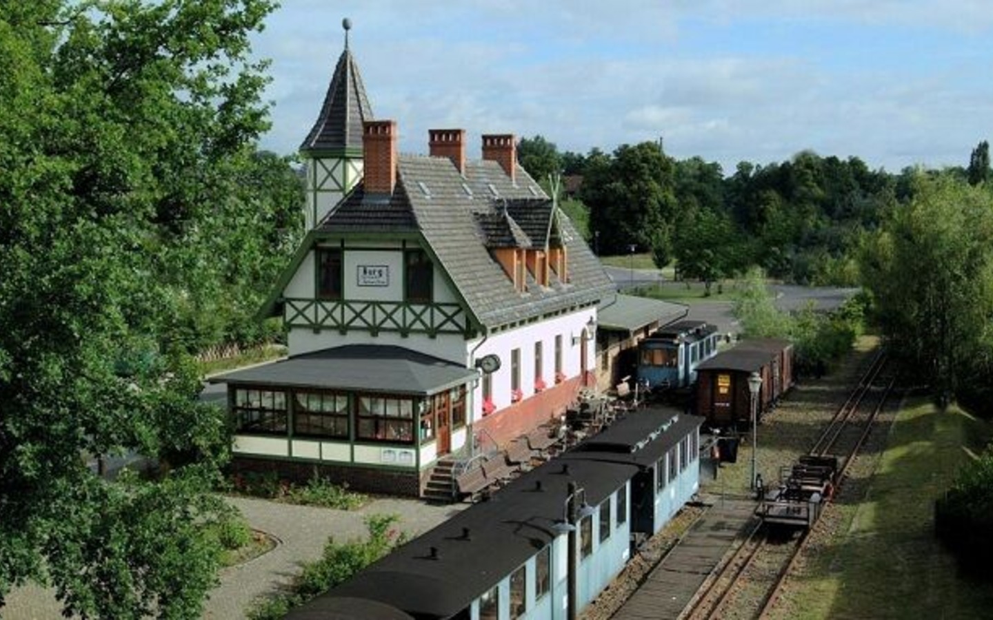 Spreewaldbahnhof Burg &copy; Spreewaldbahnhof Burg, Foto: Spreewaldbahnhof Burg, Lizenz: Amt Burg (Spreewald)