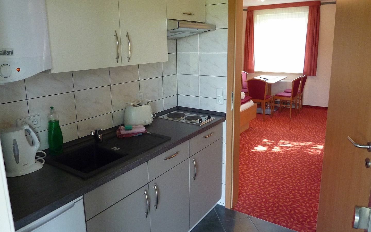 Spreewald Pension Spreeaue in Burg Maisonette mit K&uuml;che, Foto: Pension Spreeaue, Lizenz: Amt Burg (Spreewald)