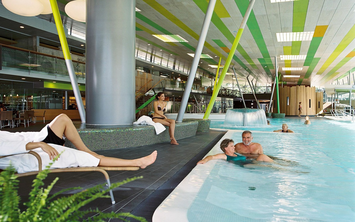 Spreewald Therme Burg (Spreewald) - Solebecken - Partner Pension Spreeaue, Foto: Spreewald Therme, Lizenz: Amt Burg (Spreewald)