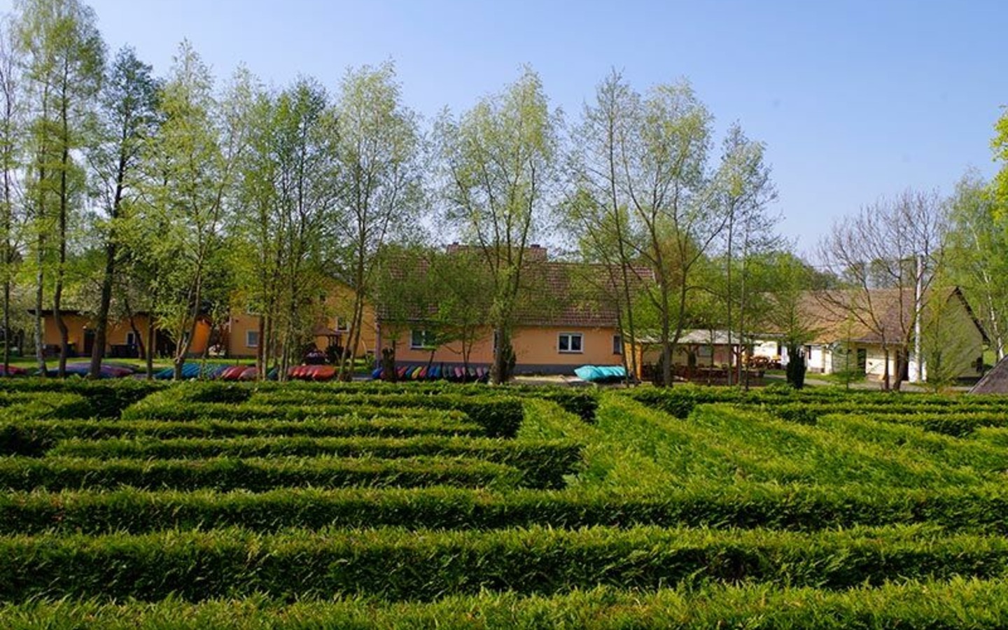 Irrgarten im Spreewaldhof Lukas, Foto: Spreewaldhof Lukas, Lizenz: Amt Burg (Spreewald)
