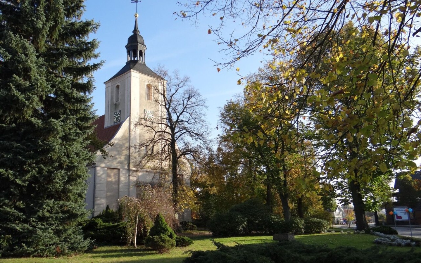 Evangelische Kirche, Foto: Wolfgang Roth, Lizenz: Amt Burg (Spreewald)