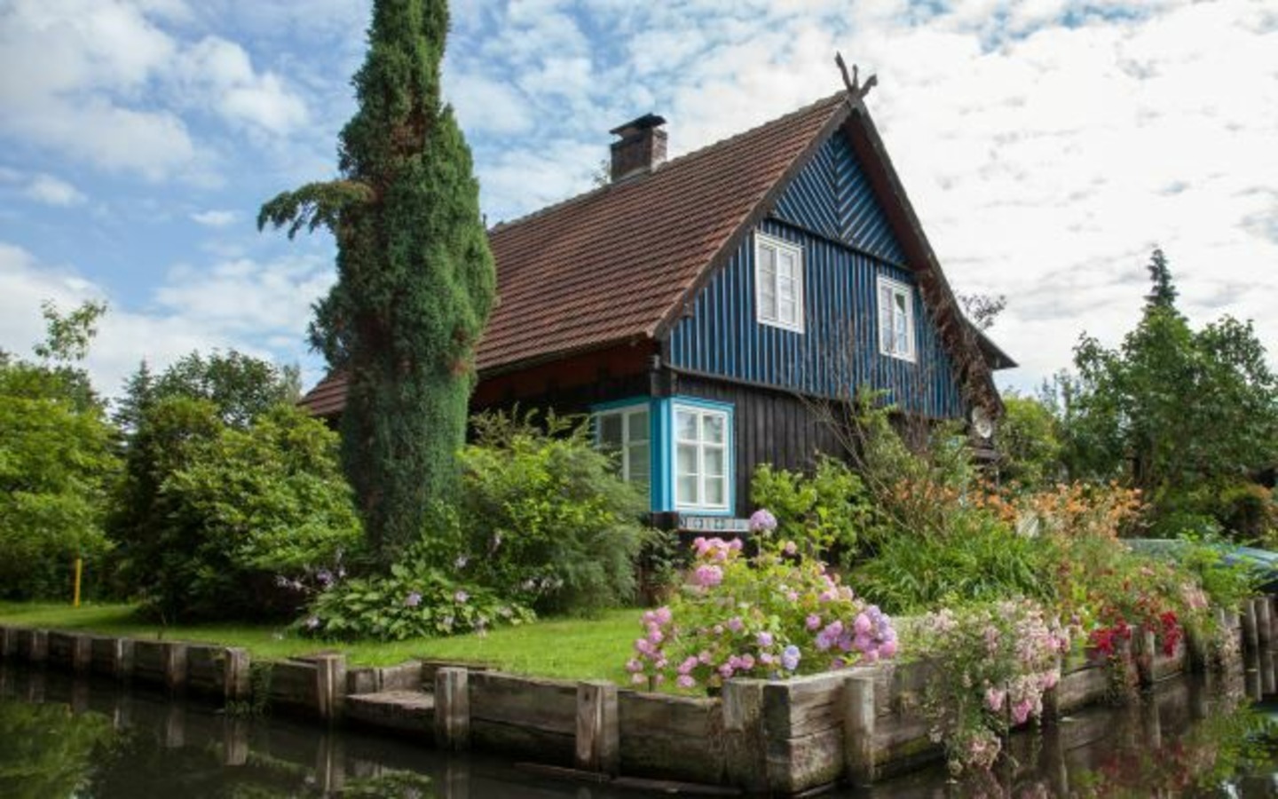 Blockbohlenhaus in Leipe, Foto: Peter Becker, Lizenz: Amt Burg (Spreewald)