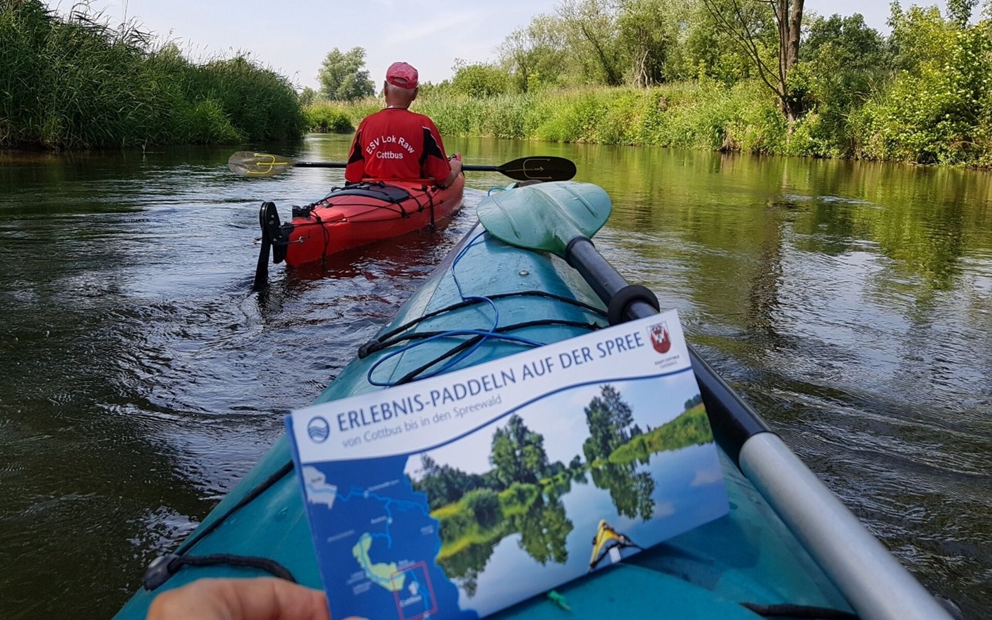 Erlebnispaddeln auf der Spree, Foto: Daniela Paulig/Stadt Cottbus, Lizenz: Amt Burg (Spreewald)