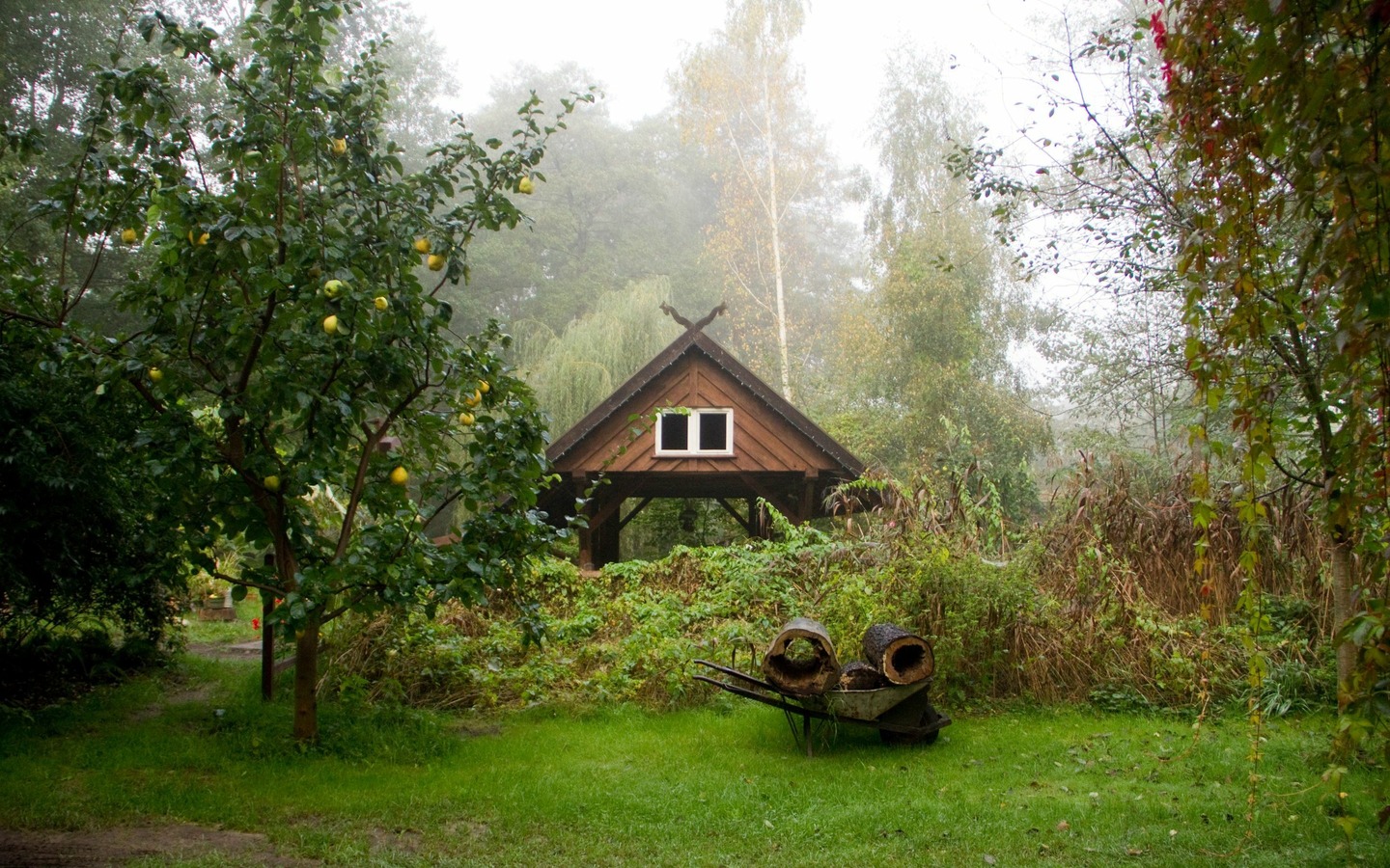 Spreewaldbauten Winter, Foto: Peter Becker, Foto: Peter Becker, Lizenz: Amt Burg (Spreewald)