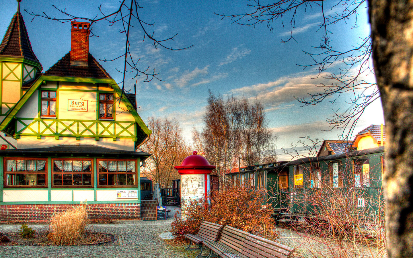 Bahnhof Burg, Foto: Peter Becker, Lizenz: Amt Burg (Spreewald)