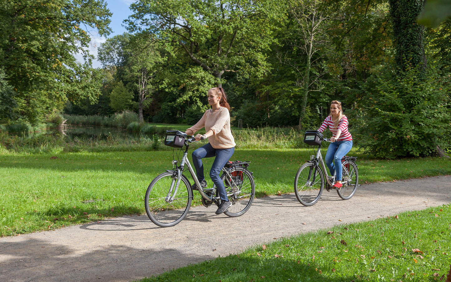 Radfahrer, Foto: Peter Becker, Lizenz: Amt Burg (Spreewald)