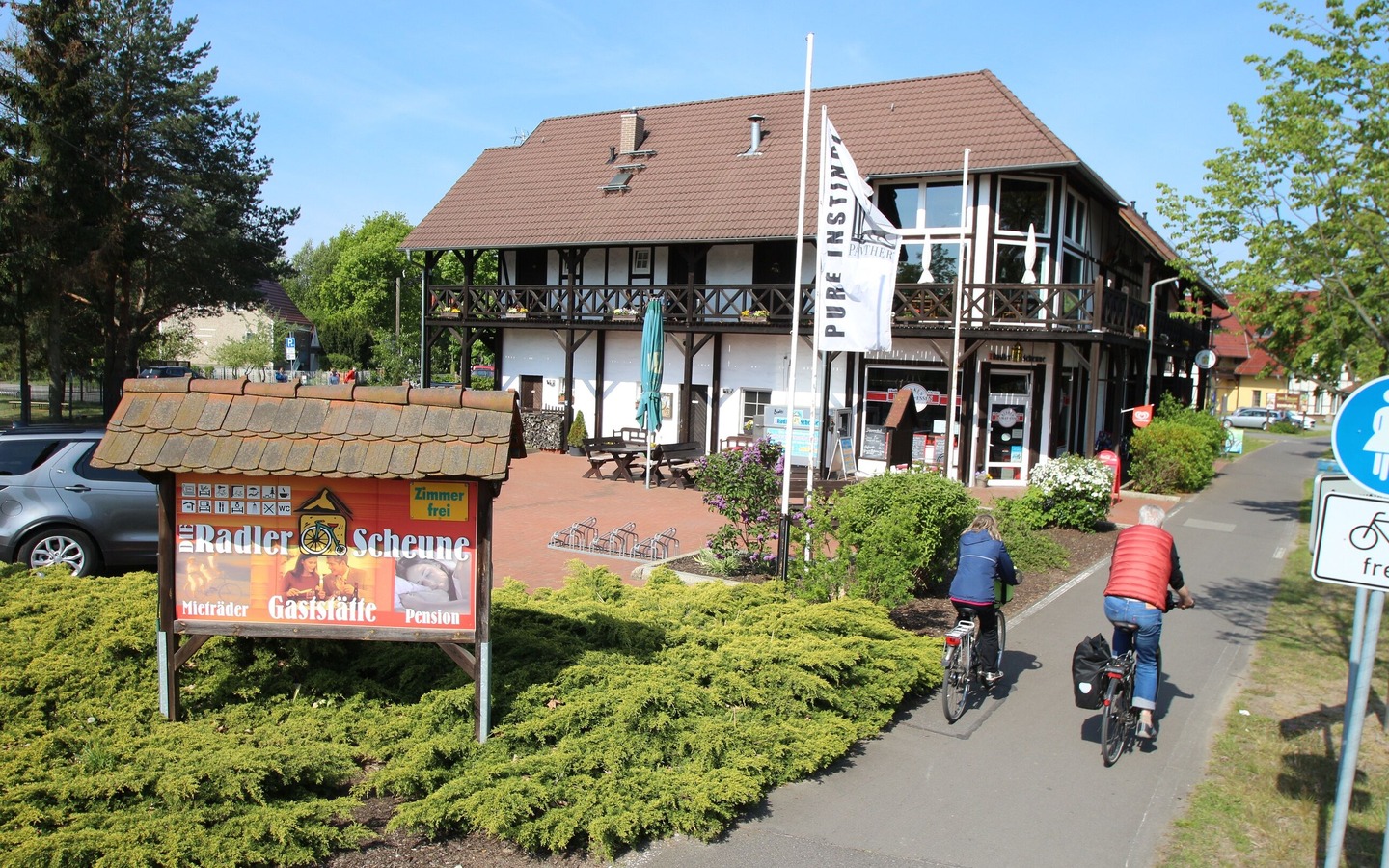 direkt am Gurken und Spreeradweg gelegen