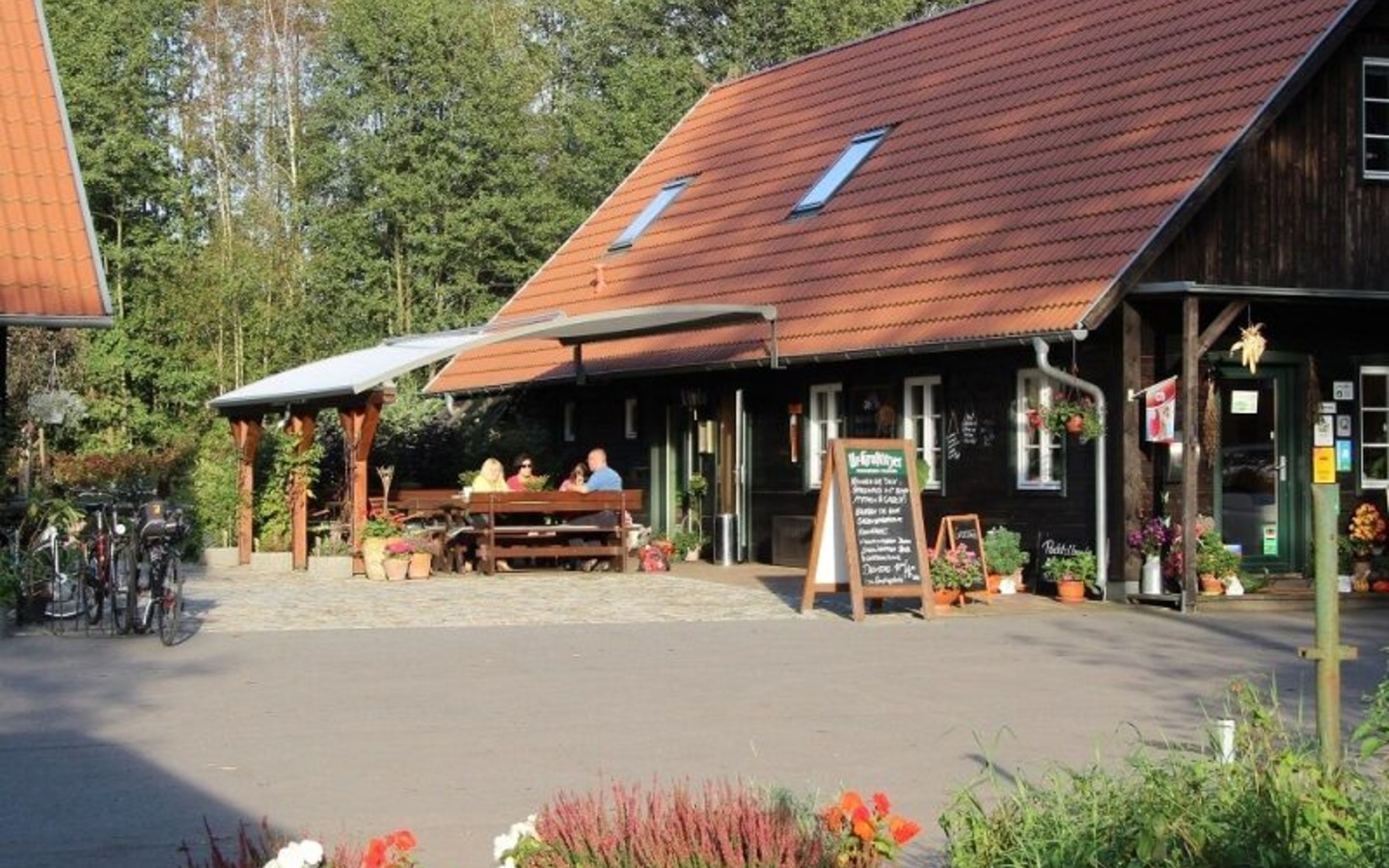 unsere sch&ouml;ne Terrasse