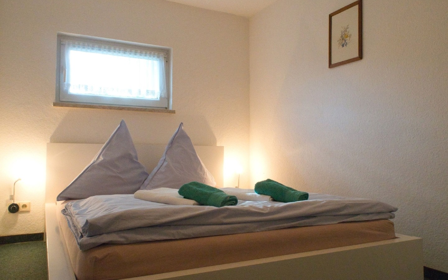 Kleine Ferienwohnung Schlafbereich, Foto: Christiane Buchan, Lizenz: Ferienwohnung Spreewaldstille