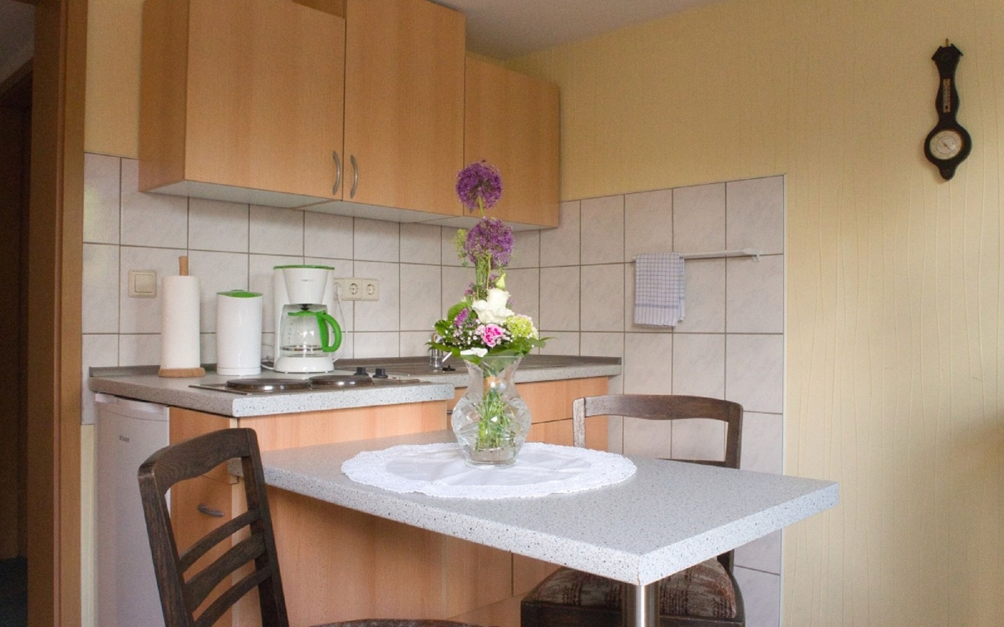 Kleine Ferienwohnung K&uuml;che, Foto: Christiane Buchan, Lizenz: Ferienwohnung Spreewaldstille