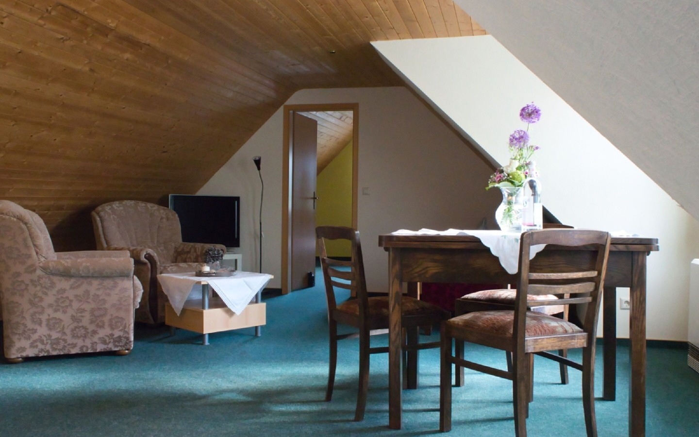 Gro&szlig;e Ferienwohnung Wohnbereich, Foto: Christiane Buchan, Lizenz: Ferienwohnung Spreewaldstille