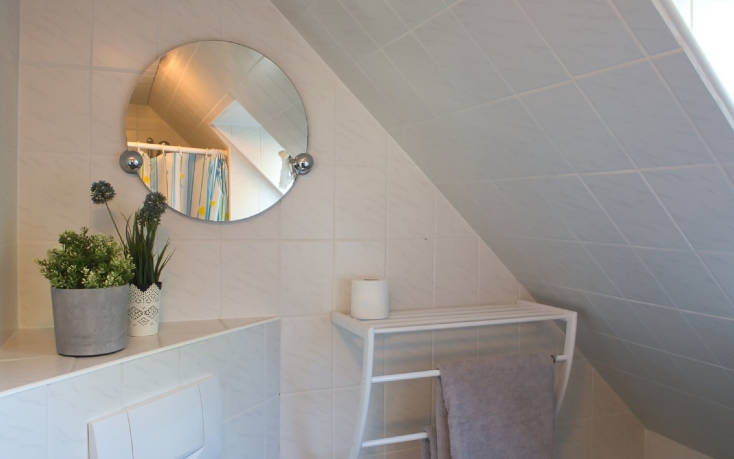 Gro&szlig;e Ferienwohnung Bad, Foto: Christiane Buchan, Lizenz: Ferienwohnung Spreewaldstille