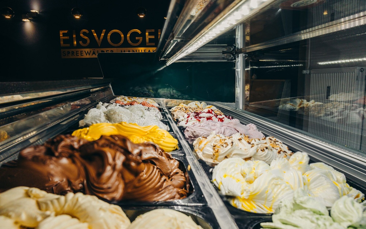 Speiseeis aus eigener Herstellung, Foto: Willi L&ouml;ben, Lizenz: EISVOGEL