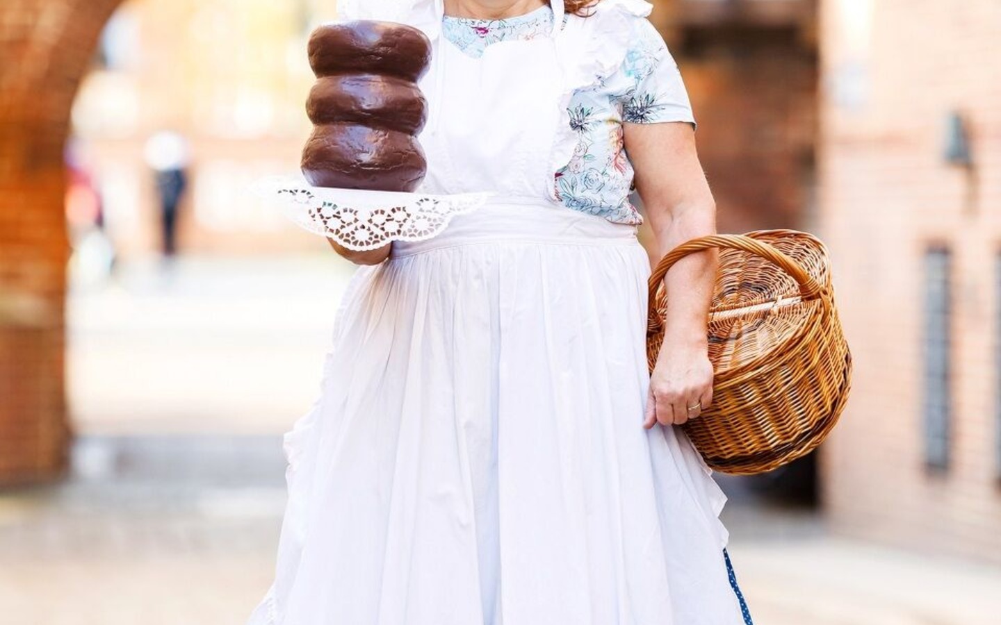 Die Cottbuser Baumkuchenfrau, Foto: Andreas Franke, Lizenz: CMT Cottbus