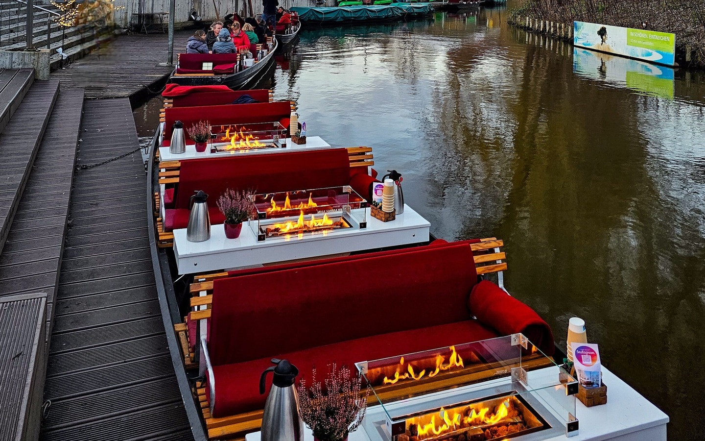 Kamin Kahnfahrt , Foto: Tino Meier, Lizenz: Spreehafen Burg