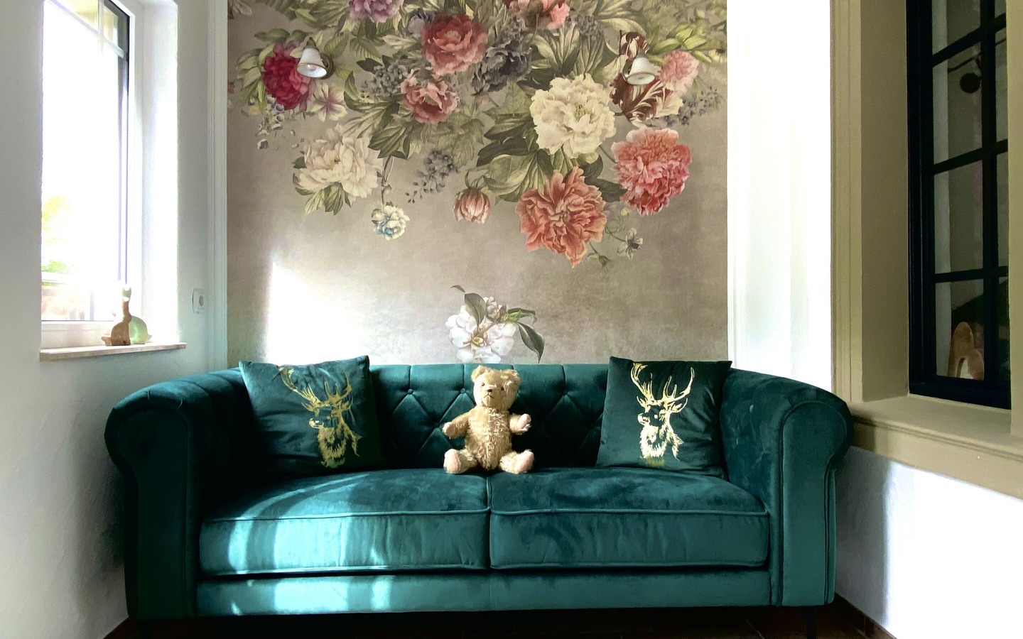 Wohlf&uuml;hlecke im Eingangsbereich, Foto: J&ouml;rdis Urban, Lizenz: Haus Stenziger