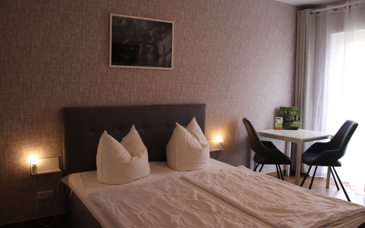 Schlafzimmer, Foto: Yvonne Scherbatzki, Lizenz: Amt Burg (Spreewald)