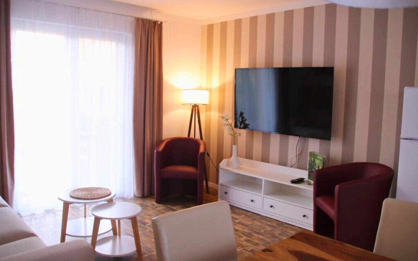 Wohnzimmer Ferienhaus, Foto: Yvonne Scherbatzki, Lizenz: Amt Burg (Spreewald)