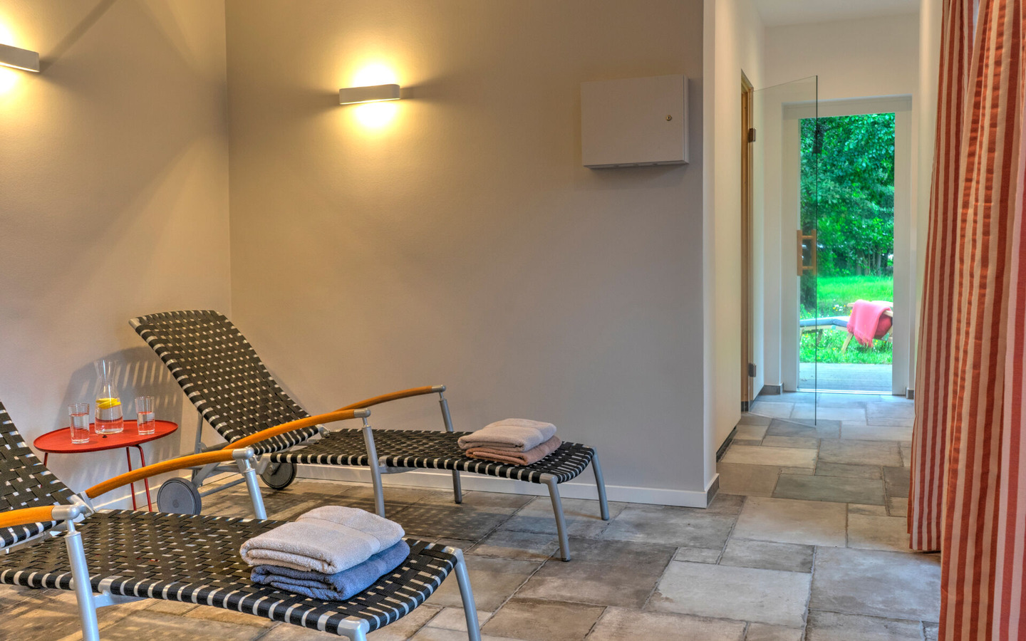 Ruheraum der Hofsauna, Foto: Joe Kammer, Cottbus, Lizenz: Fontanehof