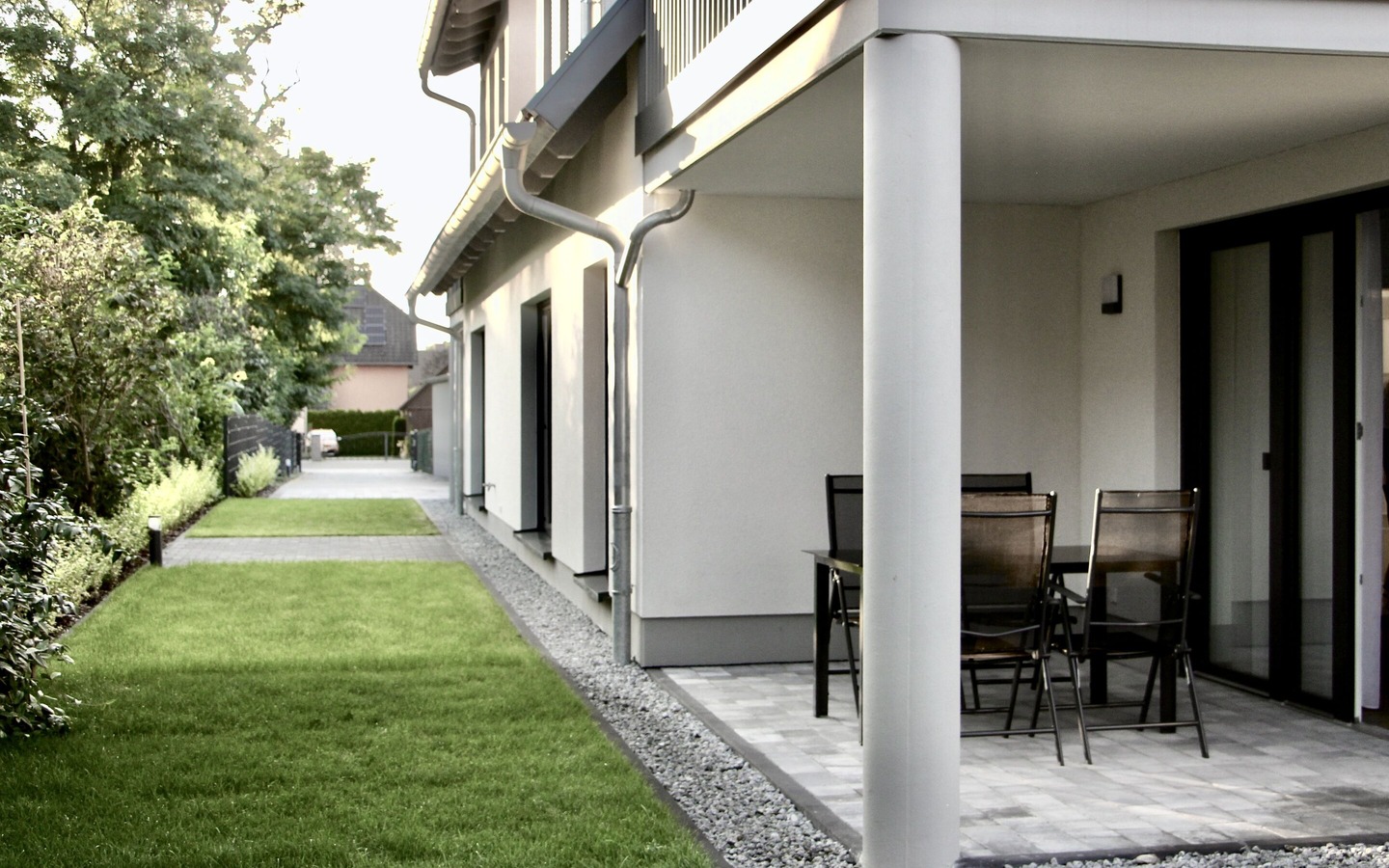Terrasse mit Sitzgelegenheit, Foto: Weberhof Appartments, Lizenz: Weberhof Appartments