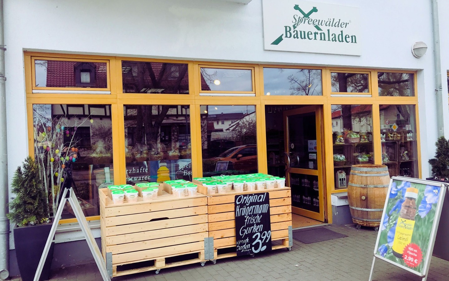 Spreew&auml;lder Bauernladen, Foto: Sabine Ducos, Lizenz: Amt Burg (Spreewald)