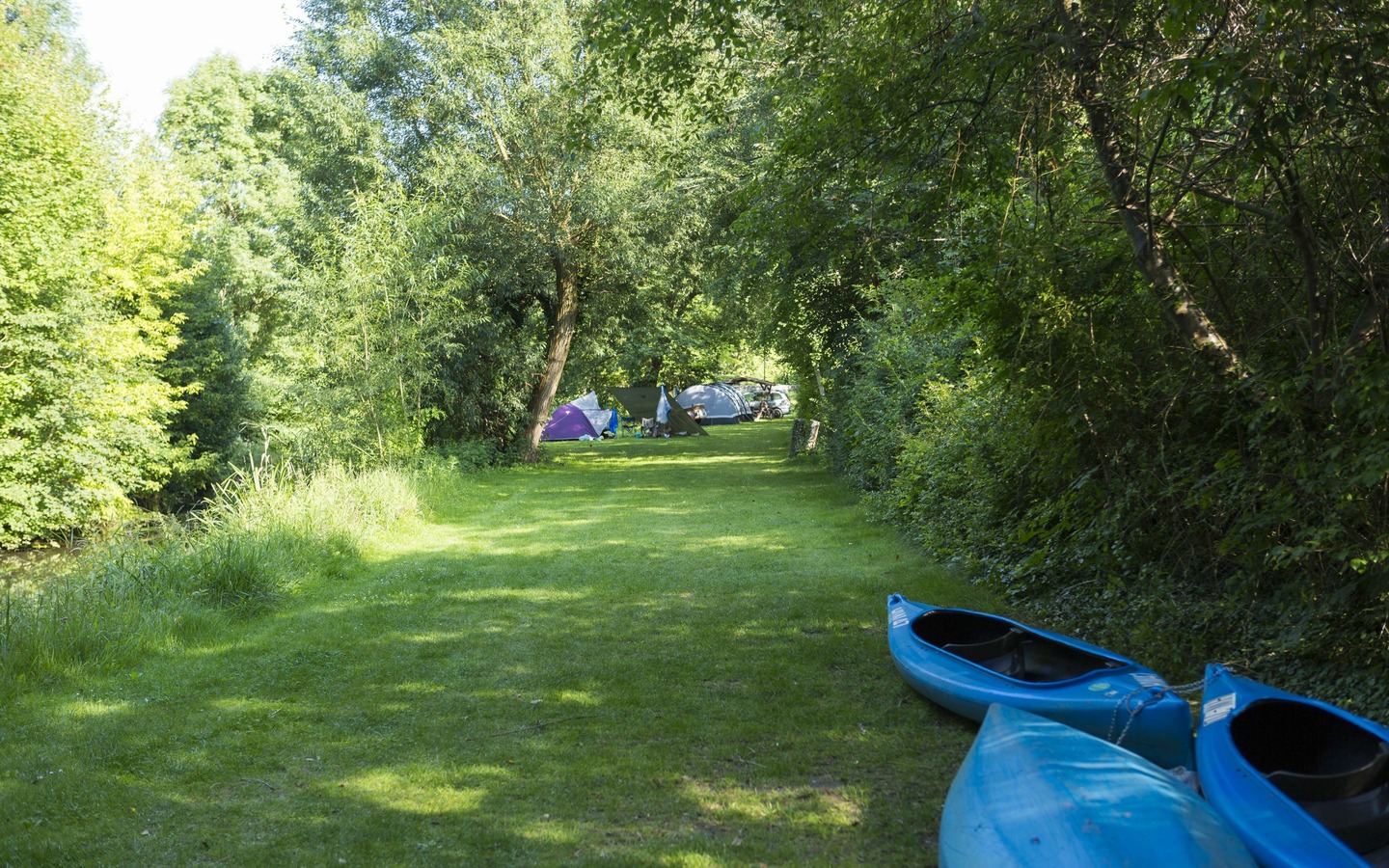 Kanuvermietung nahe dem Spreewald-Camping L&uuml;bben, Foto: Steffen Lehmann, TMB
