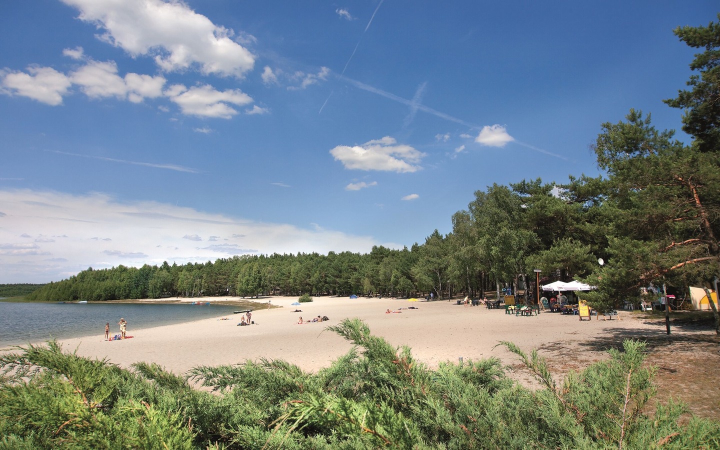 Blick auf den Briesensee am Spreew&auml;lder Seecamping Briesensee, Foto: Tourismus-Entwicklungsgesellschaft Lieberose/Oberspreewald mbH