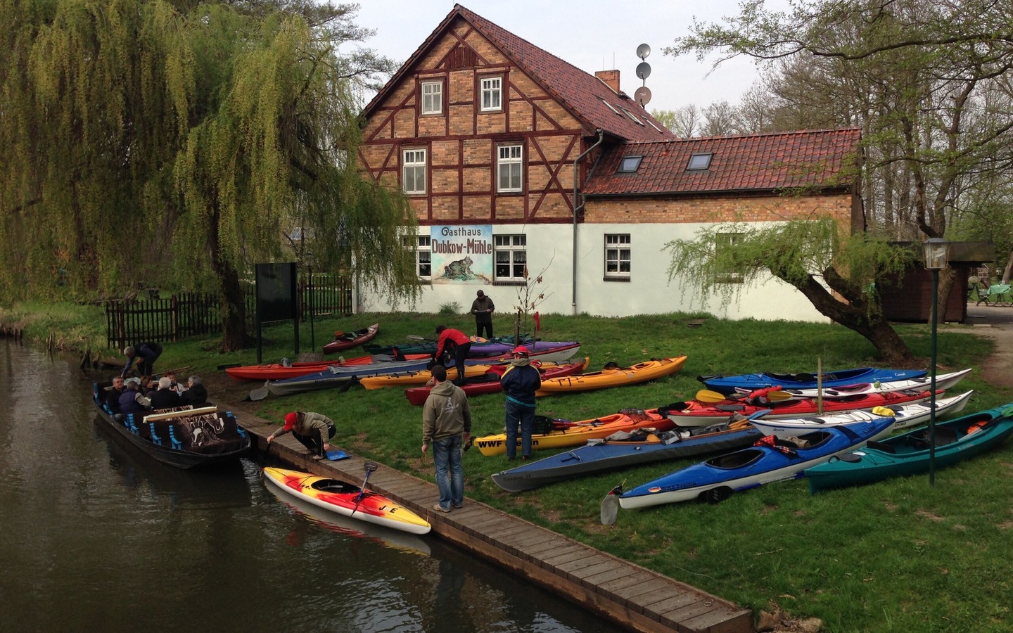 Anlegestelle Dubkow-M&uuml;hle, Foto: Dubkow-M&uuml;hle