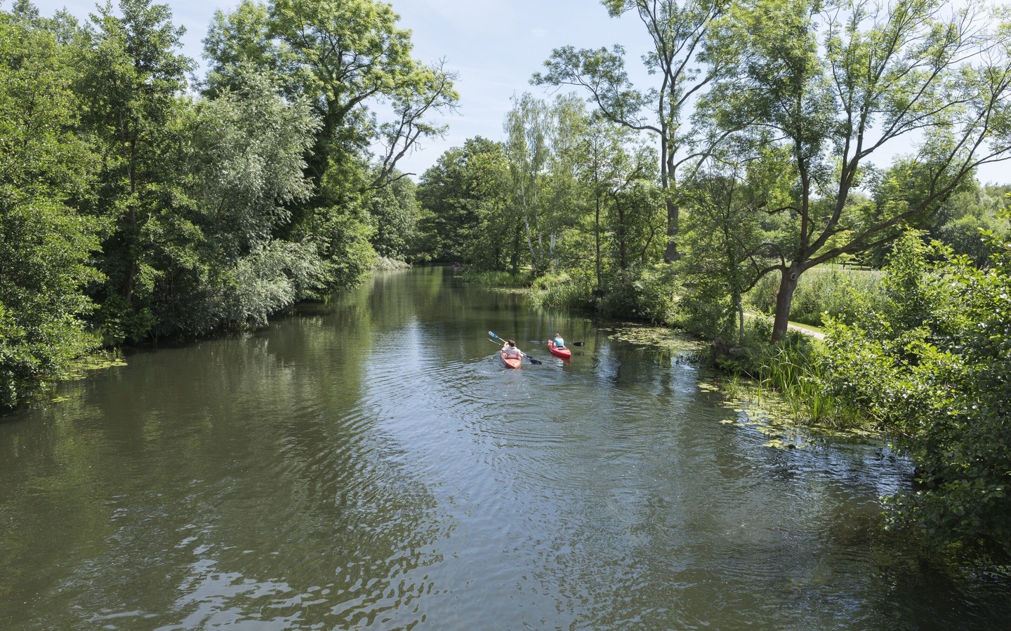 Paddler bei L&uuml;bben,  Foto: TMB Fotoarchiv/Steffen Lehmann